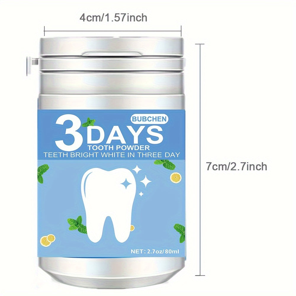1pc 2.71oz Pearl Essence Teeth Whitening Powder, Tooth Deep Cleaning Powder, Breath Freshener, Tooth Cleaning Powder For Daily Life