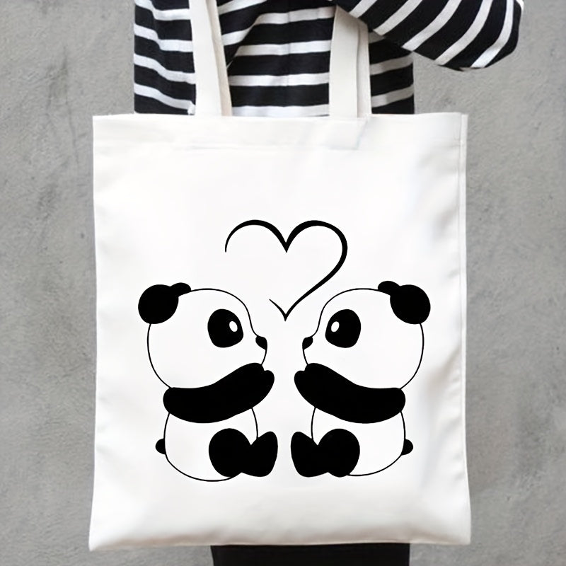 1pc Panda Cartoon Cute Animal Sweet Trend Heat Transfer Stickers Personalized Washable For DIY Clothing Iron On Heat Transfers For Mask, Jeans, Backpack, Hats, Pillow - Easy Heat Pressed Decals Heat Transfers