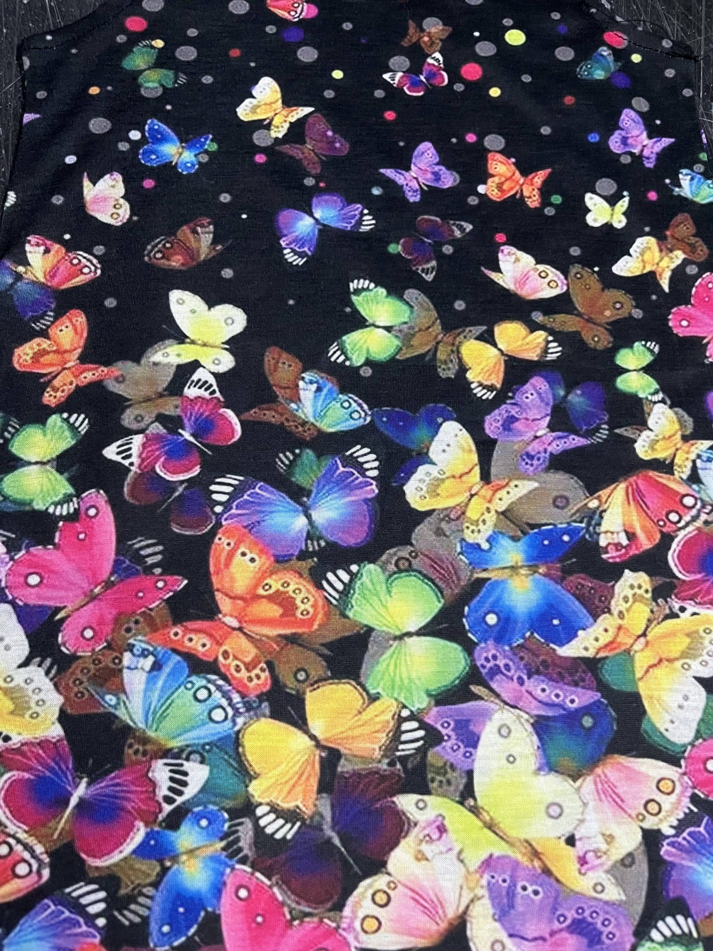 Girls Magical Butterfly Print Sleeveless Dress - Flowy Summer Wardrobe Staple for Casual & Elegant Adventures
