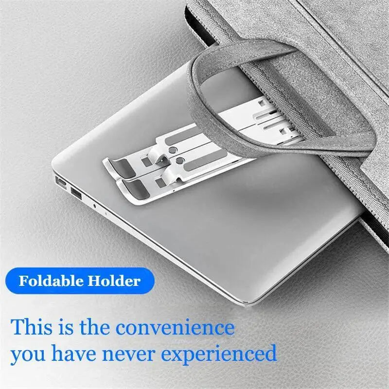 Laptop Stand Adjustable Notebook Holder Tablet Support Foldable Desktop Bracket For Macbook Lenovo Portable Computer Accessories