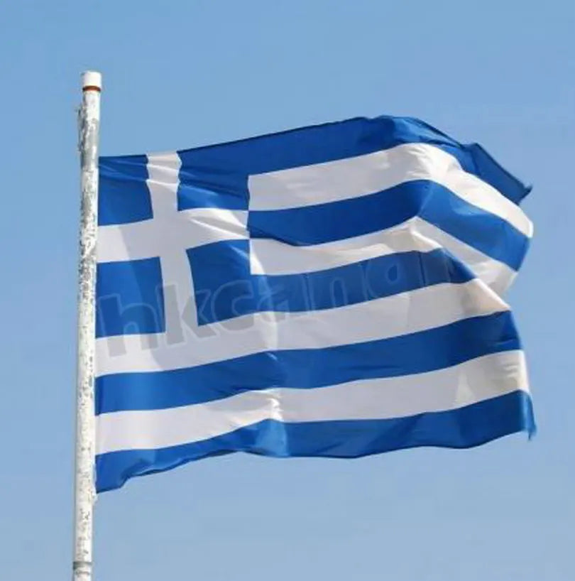 90 x 150cm Greek Greece flags and banners National flag of Greece Flay flag for decoration Blue and white stripe flag NN012