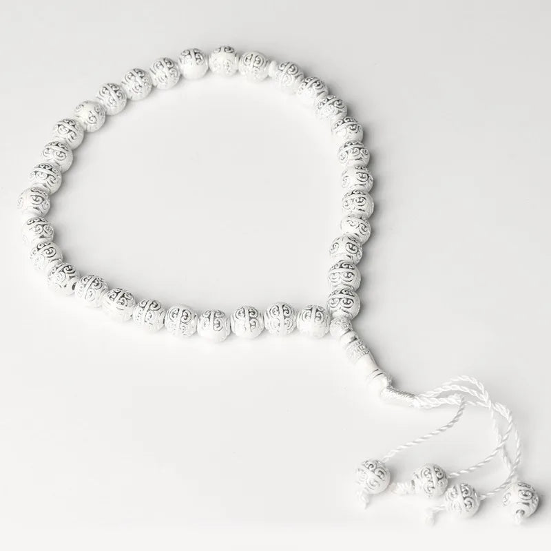 White 33 beads Saudi Arabia Islamic prayer beads for Hajj Muslim rosary beads