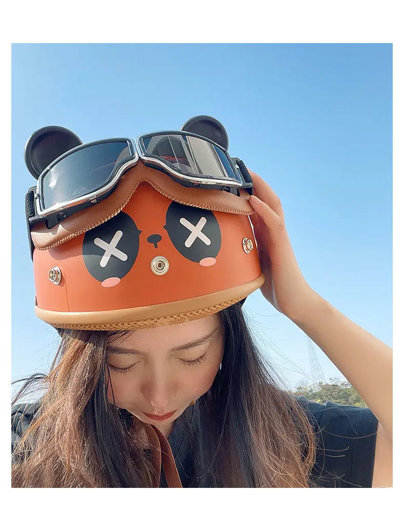 Retro Youth Motorcycle Helmet Abs Unisex Safety Motocross Helmet Casco Motocross Bicycle Downhill Cross Helmet Summer Scooter