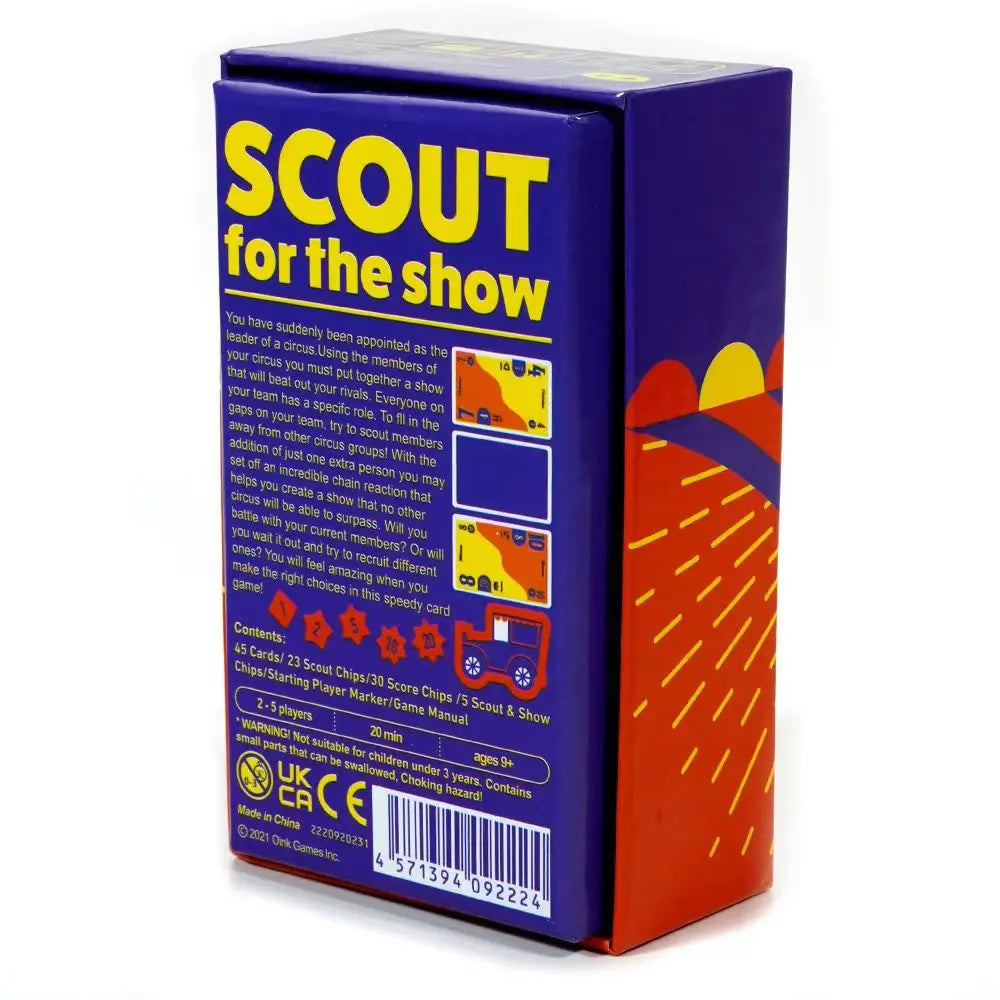 Scout Card Game For 2-5 Players Funny Circus Family Board Games – The ultimate game for poker enthusiasts!
