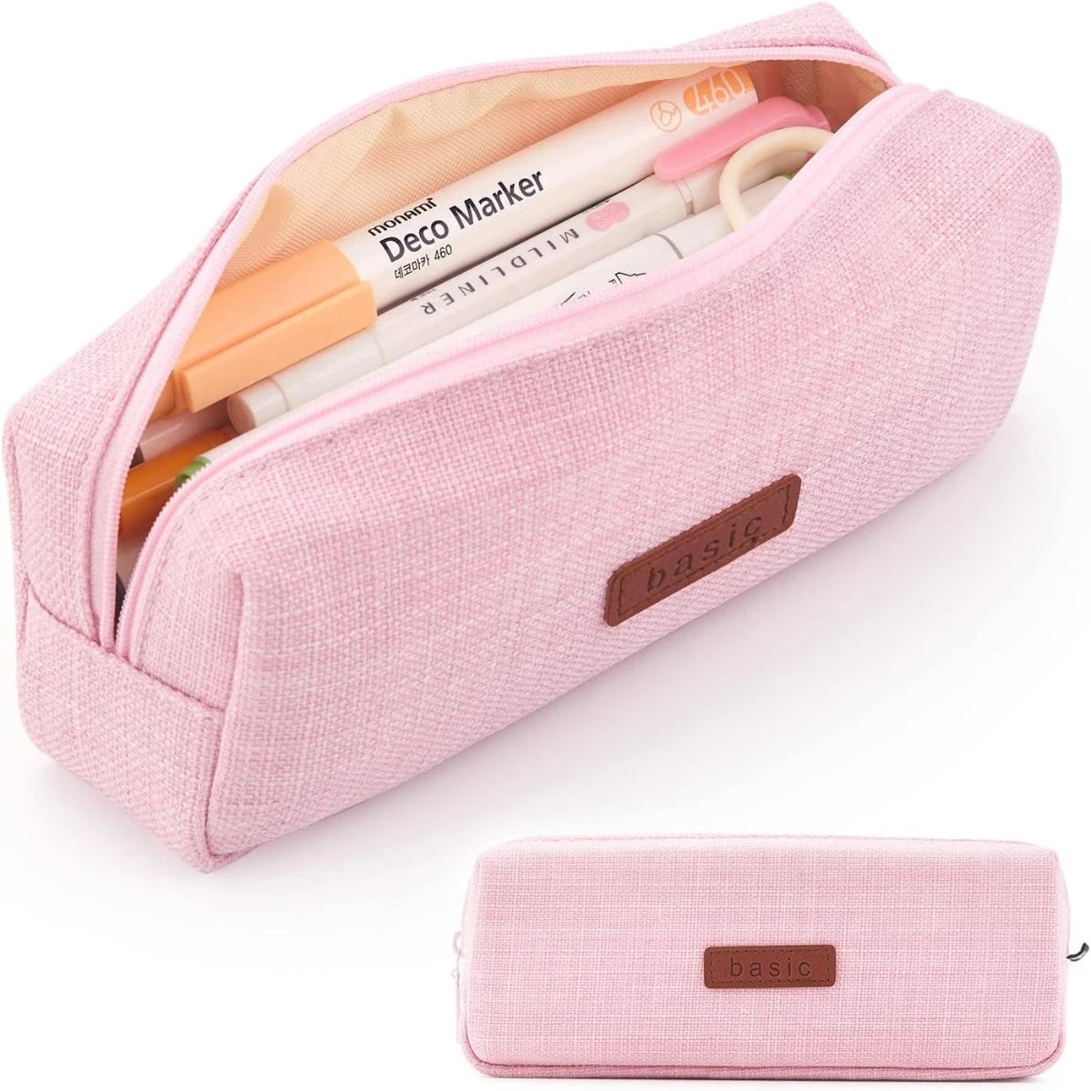 Kawaii Pencil Case for Girls Boys Large Capacity Cute Washable Pen Cosmetic Bag Multicolor Optional School Supplies Stationery