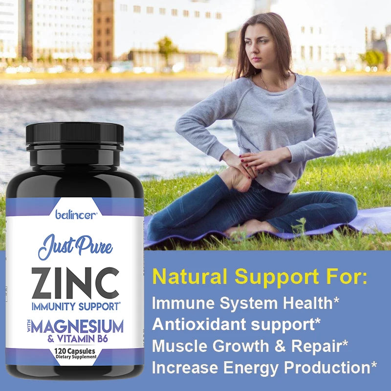 Balincer Nutritional Supplement with Vitamin B6,Magnesium and Zinc for Muscle,Nerve and Bone Support,Immune Support,Antioxidants