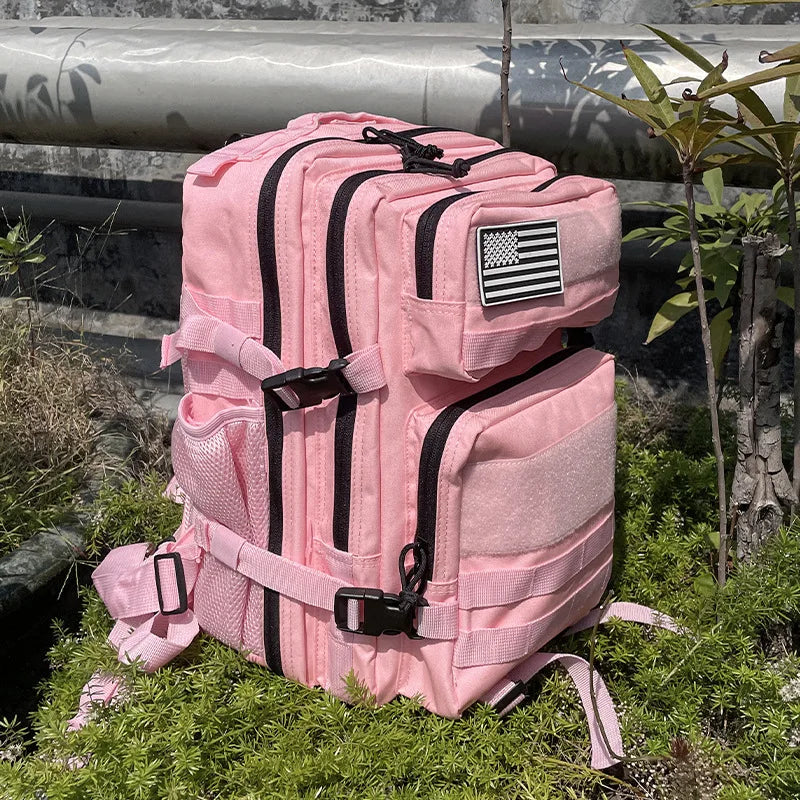 25L 45L Camping Hiking Backpack Tactical Bag Molle Patches Travel 900D Men Women Military Men Outdoor Ruckdack Shoulder Pack