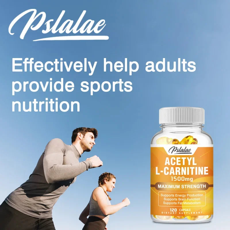Natural Acetyl-L-Carnitine Capsules 1,500 mg - Natural Energy Generating, Sports Nutrition Supplement