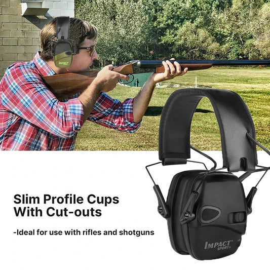 Outdoor Tactical Electronic Shooting Earmuff Antinoise Headphone Sound Amplification Hearing Protection Headset Foldable