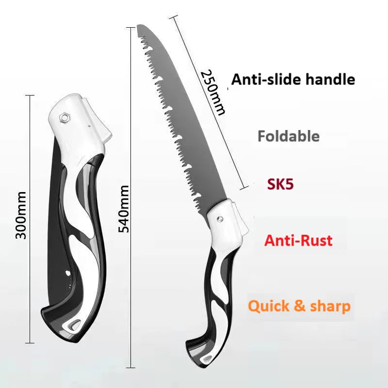 LiTuiLi 180mm/210mm/250mm/300mm Foldable Saw Camping Tool Folding Hand Pruning Saw