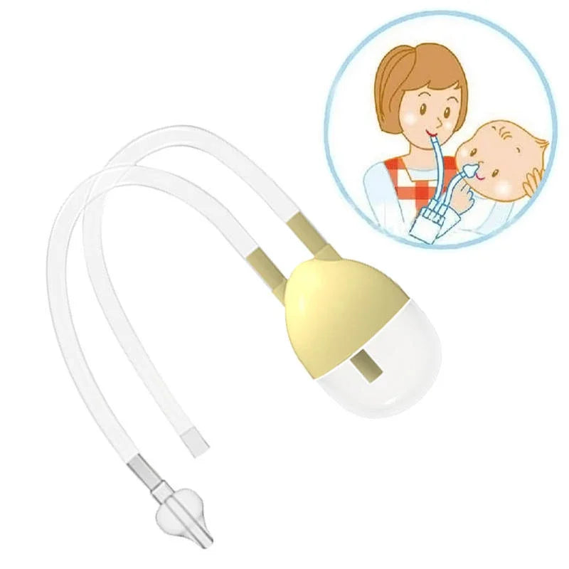 Newborn Baby Safety Nose Cleaner Vacuum Suction Nasal Aspirator Flu Protections Snot