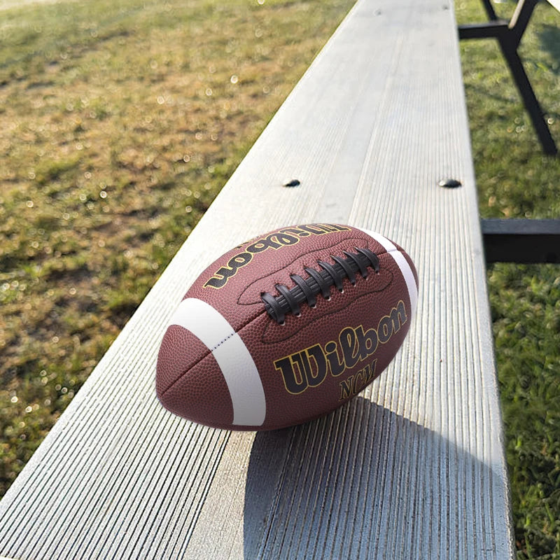 1PC High Quality Sports Size 3 6 9 Grip Official PU Leather Adult Kids Rugby American Football Balls