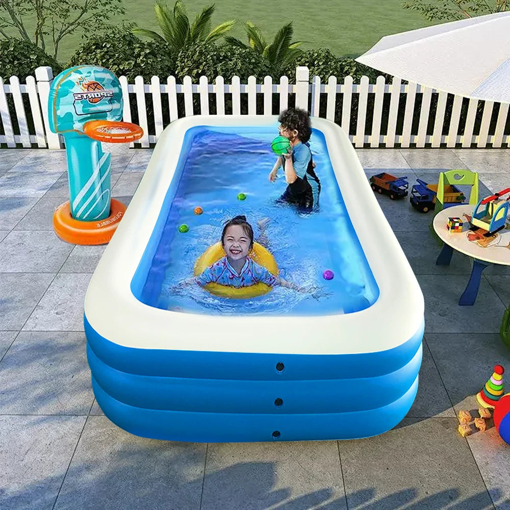 Inflatable Swimming Pool Thickened Indoor Square CHILDREN'S Swimming Pool Household Infant Inflatable Pool Outdoor Paddling Pool