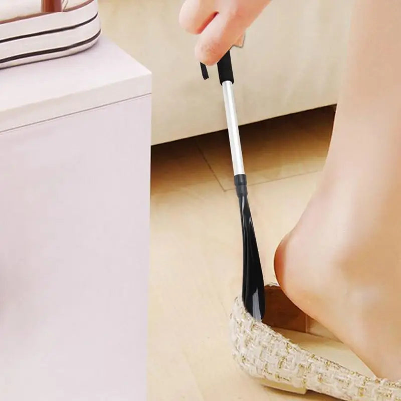 Long Handle Shoe Horn Adjustable Expander Foot Shoehorn Long Handled 31 Inch Telescopic Shoehorn Elderly Disabled Assist Device