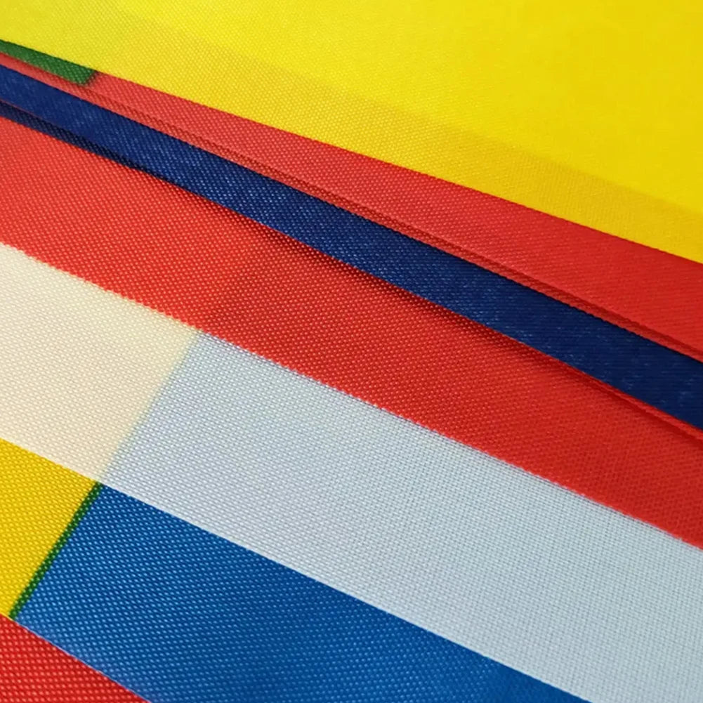 2024 Euro Cup String Flags 24 Countries Hanging Flags 24 Country Teams Bunting Flags for Football Event Decor