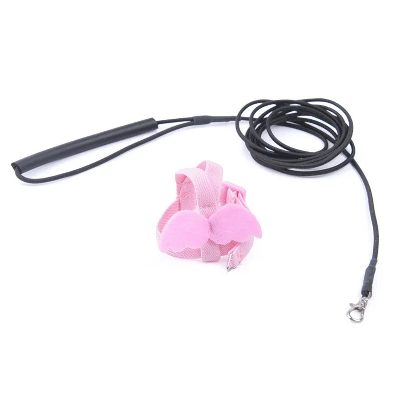 Parrot Flying Harness Leash Suit Pet Bird Outdoor Flight Training Rope Cockatiel Supplies Macaw Accessories Stuff For Budgie