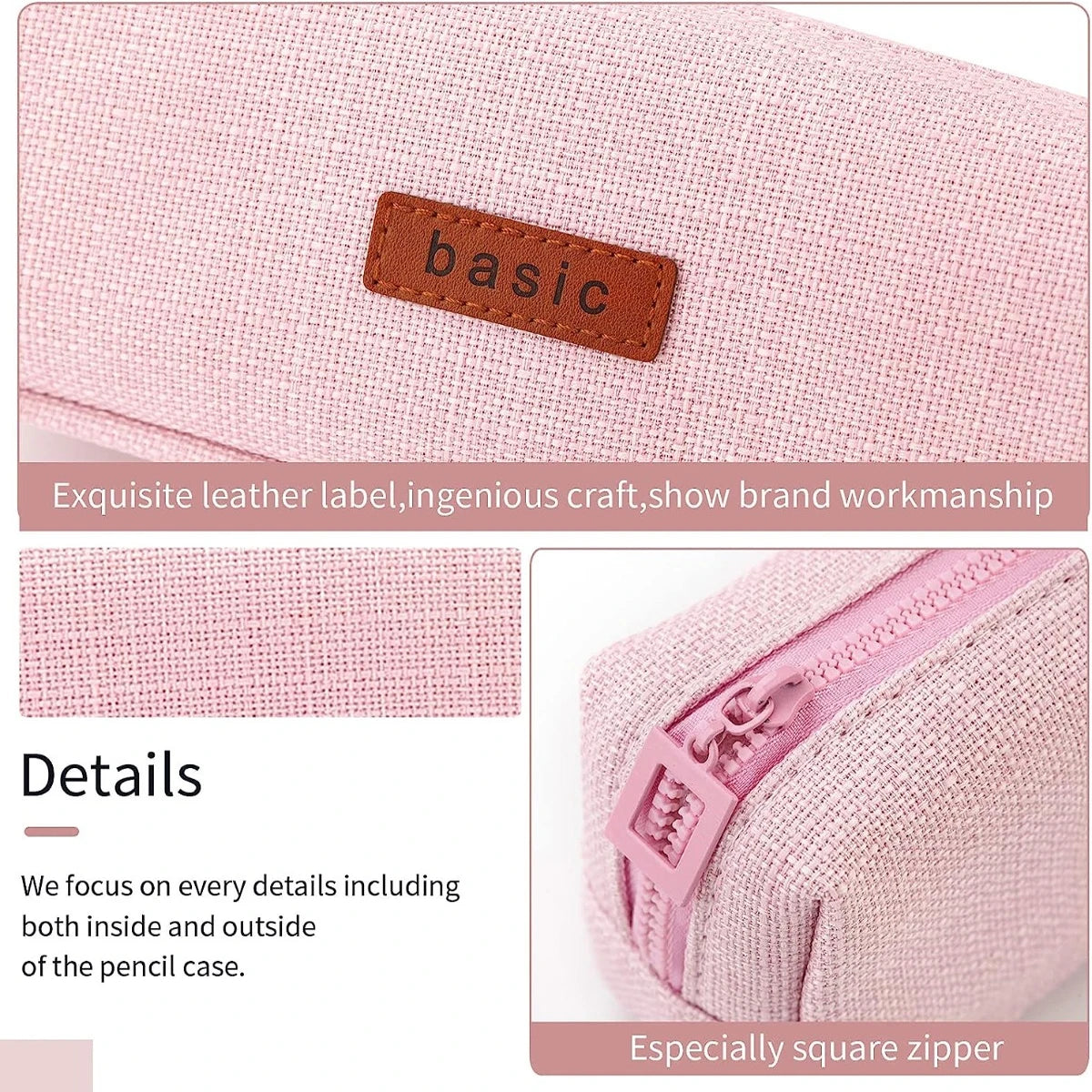 Kawaii Pencil Case for Girls Boys Large Capacity Cute Washable Pen Cosmetic Bag Multicolor Optional School Supplies Stationery