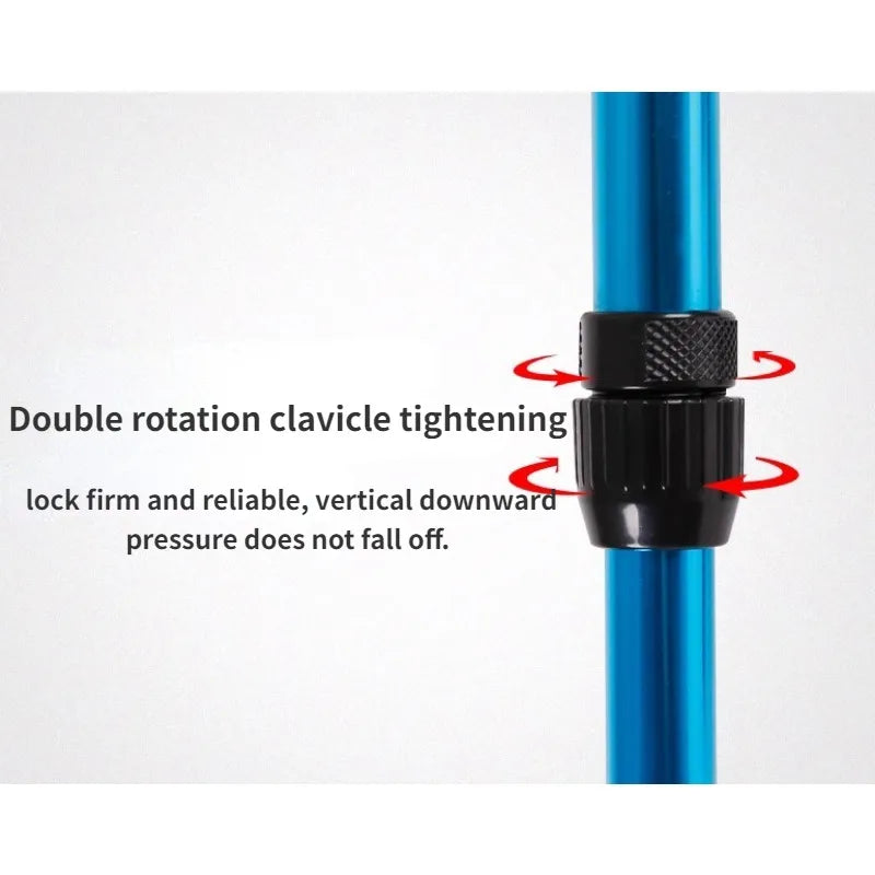 Adjustable Underarm Canes Folding Telescopic Elderly Disabled Trekking Hiking Crutches Portable Aluminum Alloy Walking Stick