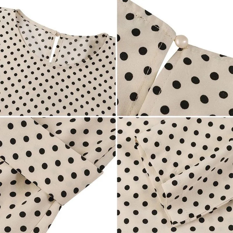 2024 New Muslim Moroccan Dot Print Long Sleeve Dress Party Plus Size 4XL 5XL Abaya Dubai Hijab Long Dresses Robe Elegante Femme