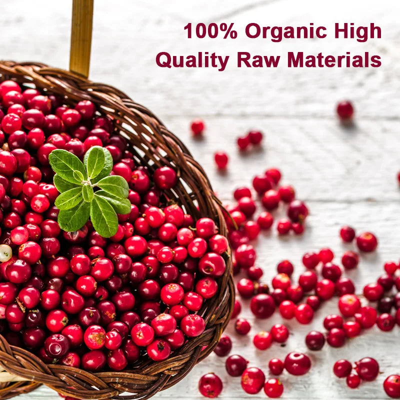 Alliwise Cranberry Capsule with VitaminC Supports Urinary & Immune Health, Bladder Control, and Promotes Healthy Kidney Function