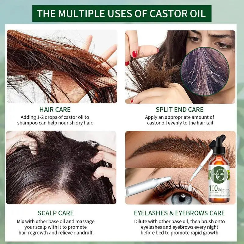 30ml Hair Growth Essential Oil Strengthening Plant Hair Nutrition Oil For Women Hair Care Supplies For Straight Curly Long Hair