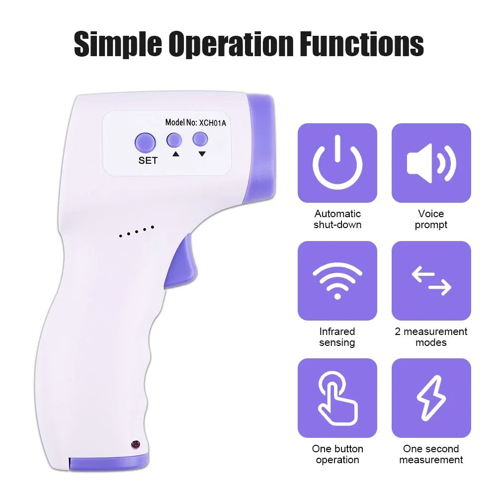 Medical Nebulizer Handheld Inhalator Mini Asthma Inhaler Silent Steam Nasal Humidifier + Blood Pressure Meter + Body Thermometer