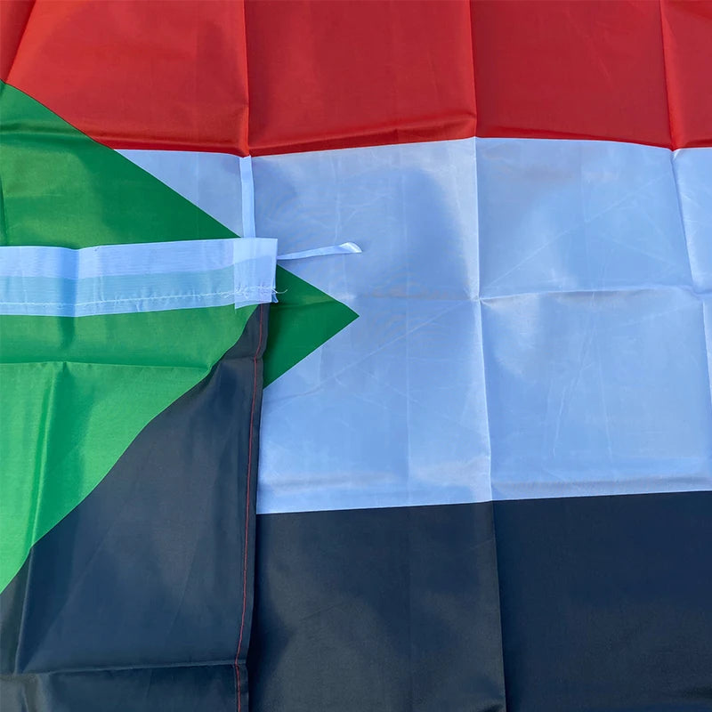 aerxemrbrae 150x90cm Sultan Flag polyester double side printed Sudan National flag banner for decor