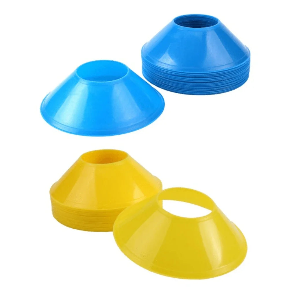 10pcs Soccer Training Sign Dish Pressure Resistant Cones Marker Discs Bucket Outdoor Basketball Football Training Sports Accesso