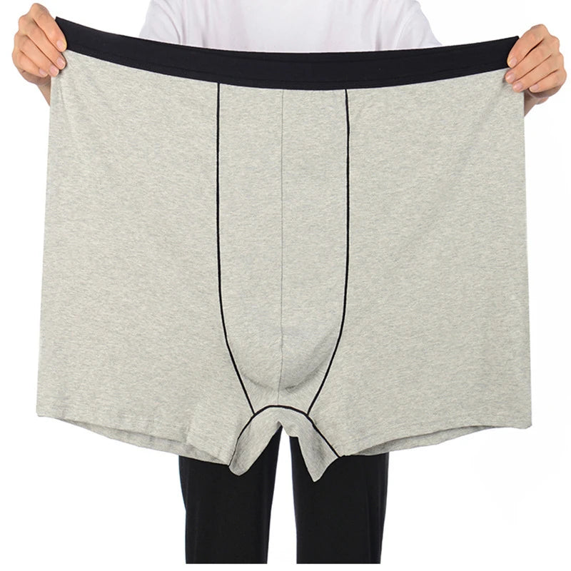 2pcs 13XL Oversize Man Boxers Underwear Super Size Panties Cotton Breathable Boxer Men's Soft Underpant for 210KG Fat Shorts