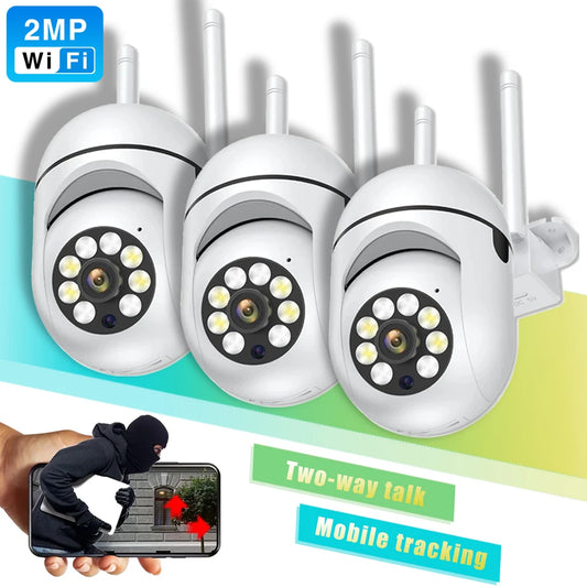 2MP WIFI Cameras 1080P 5G Security Protection Outdoor WIFI Surveillance Cameras 4.0X Home Waterproof Camera Security Smart Home
