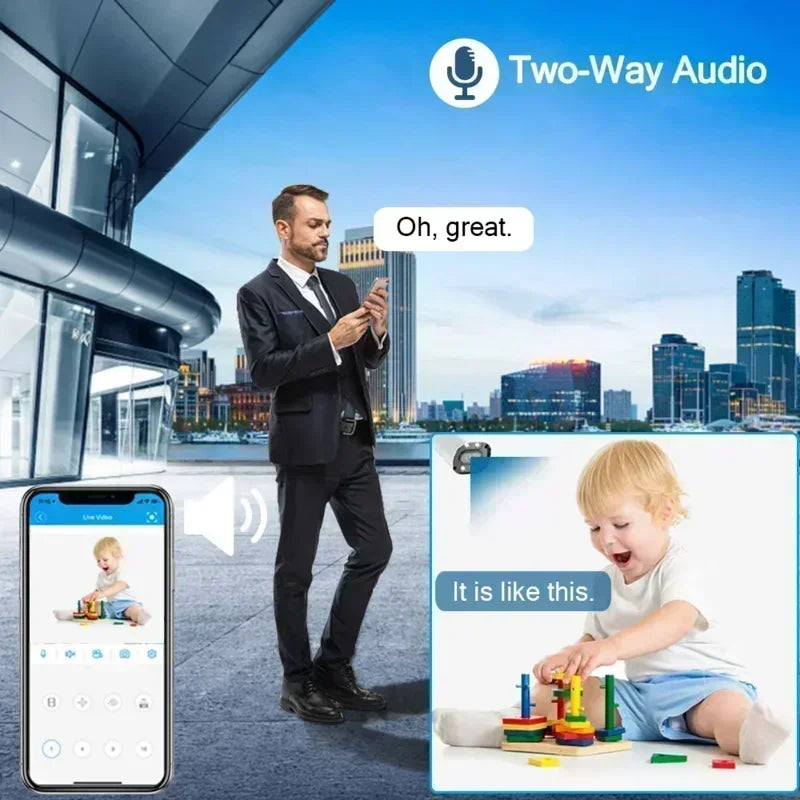 5G WIFI Camera Two Way Talk Security Protection 2MP 1080P WIFI Surveillance Cameras PTZ Auto Tracking Camera Security Smart Home