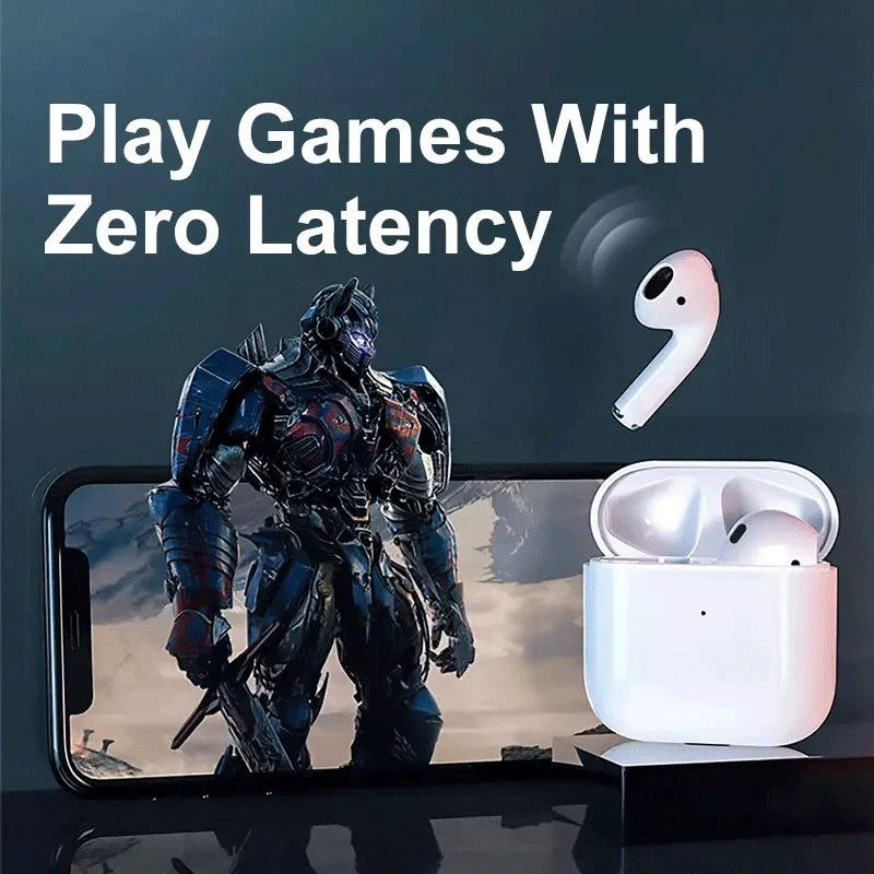 Air Pro 4 Pods True Wireless earphones In Ear headphones Ultra Long Standby Running Bass Sports earburds music headset with Mic