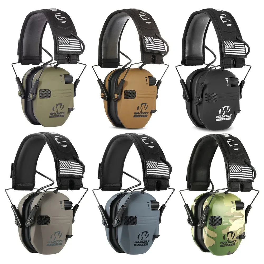 Electronic Earmuff Active Headphone Range Shooting Hunting Hearing ear Protection Noise Canceling Adjustable Headphone with Case