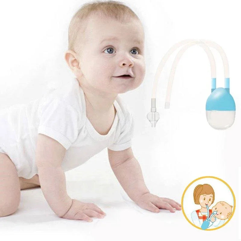 Newborn Baby Safety Nose Cleaner Vacuum Suction Nasal Aspirator Flu Protections Snot