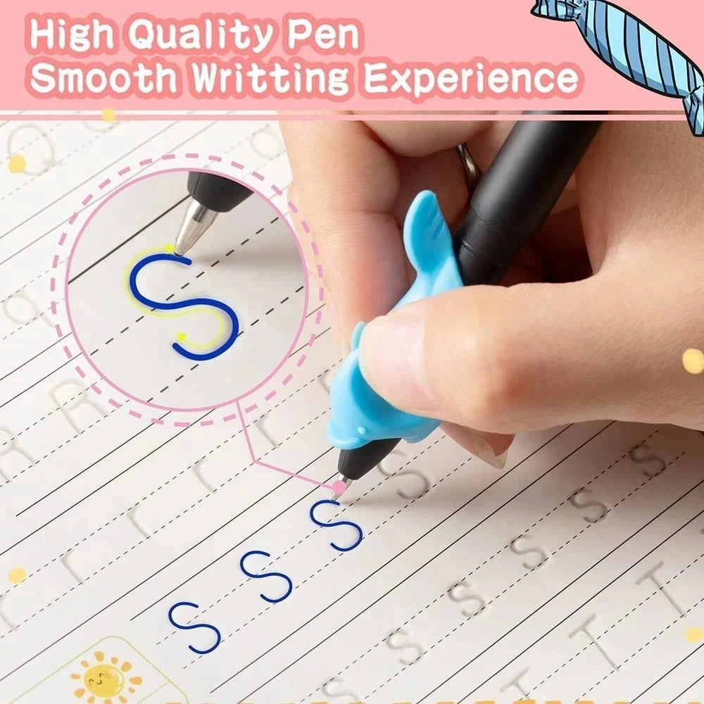 Reusable Arabic Magic Practice Copybook For Kids Writing Groove Arabic Alphabet Wordpad For Baby Word Children Calligraphy Book