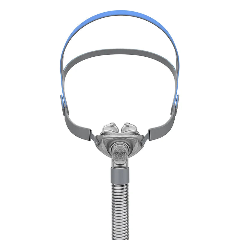 BMC PM2 Nasal Pillows Mask Soft Silicone CPAP Accessories Front Hose Full Size Nose Pads 22mm Tub Diameter