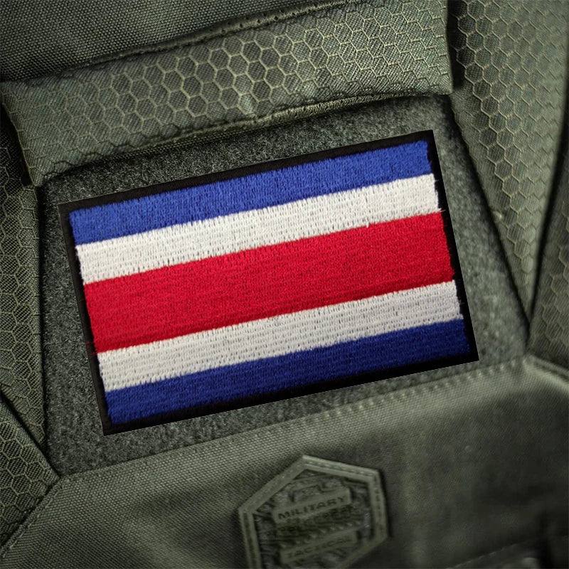 North and South America Countries Country Flags Patch Chile Cuba Brazil Argentina Tactical Uniform Badge National Flag Applique