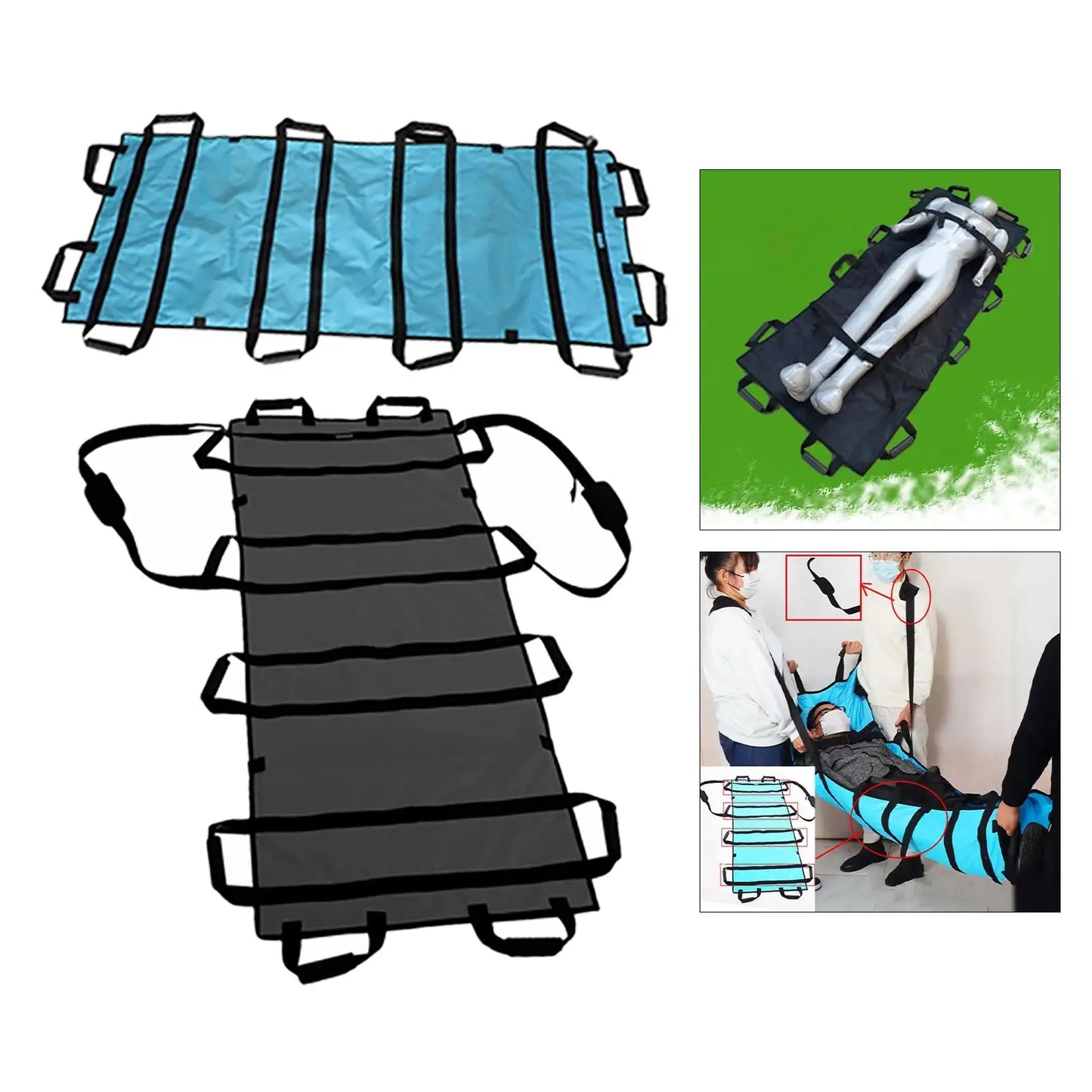 Patient Transfer Pad Emergency Rescue Moving Stretcher Disabled Elderly Assisted Mobility Positioning Pad Waterproof Shift Mat