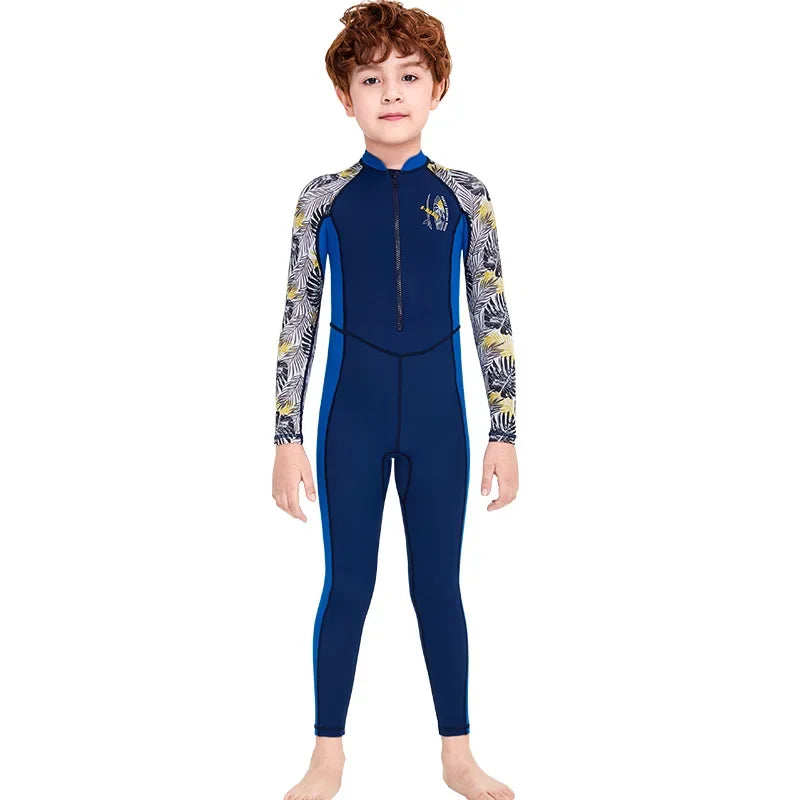 Anti-UV Swimwear Swimsuit Kids Wetsuits UPF50+ Children's Wetsuit for Boys and Girls Beach Play Swimming Diving Surfing Supplies