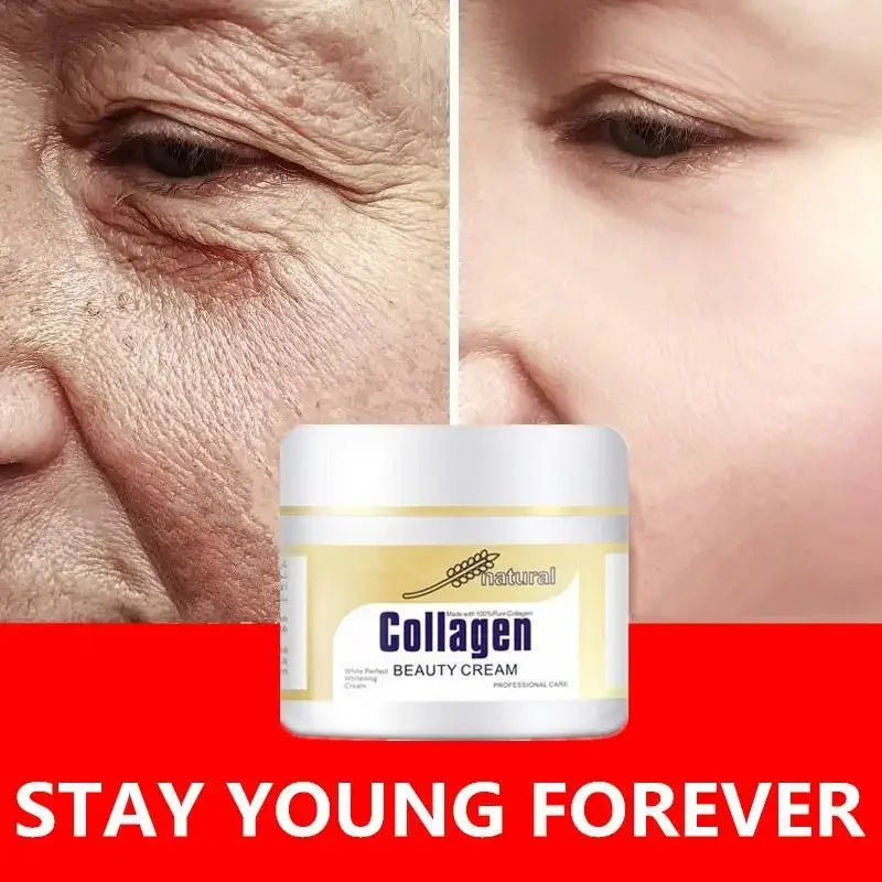 Newest Collagen Face Skin Cream Anti Wrinkle Whitening Facial Lifting Cream Collagen Anti-aging Wrinkles Repair Skin Care Set