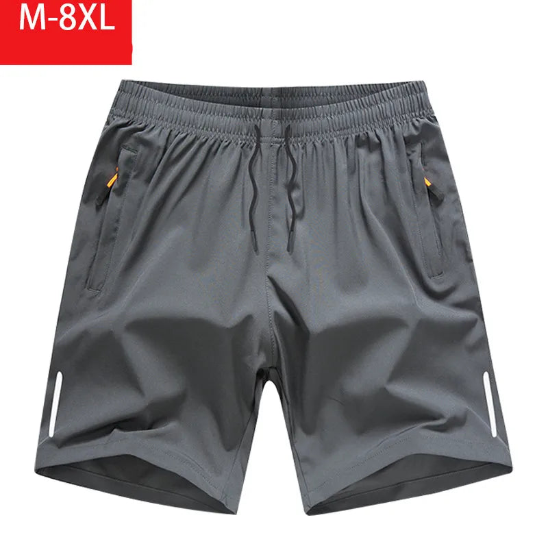 New Youth Casual Loose Basketball Sports Shorts Men'S Summer Beach Pants Comfortable Quick Drying 5-Point Trousers Male