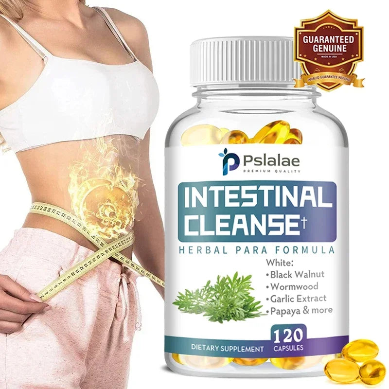 Gut Cleansing Capsules - Contains Worms, Black Walnuts, Garlic and More To Support Digestion and Detoxification