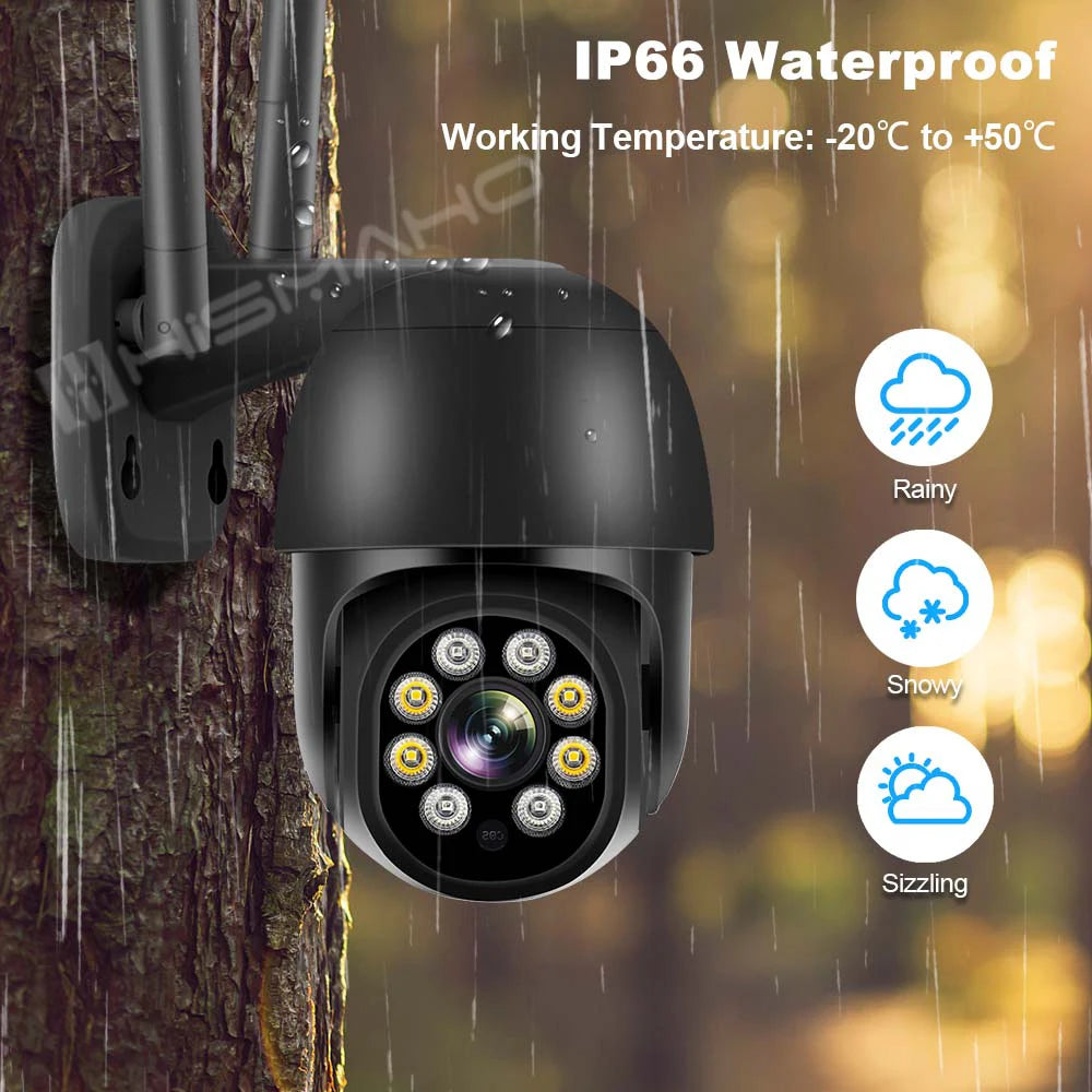 4K WiFi Surveillance Camera 8MP Outdoor CCTV Video Monitor 4MP Security Protection IP Cam Auto Tracking PTZ Alexa Onvf ICsee