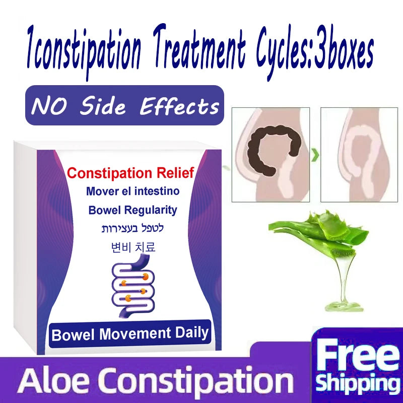 Detox weight loss pills Laxative for constipation natural Thin Big belly Colon Cleanse Aloe Vera Extract Slim Beauty Health