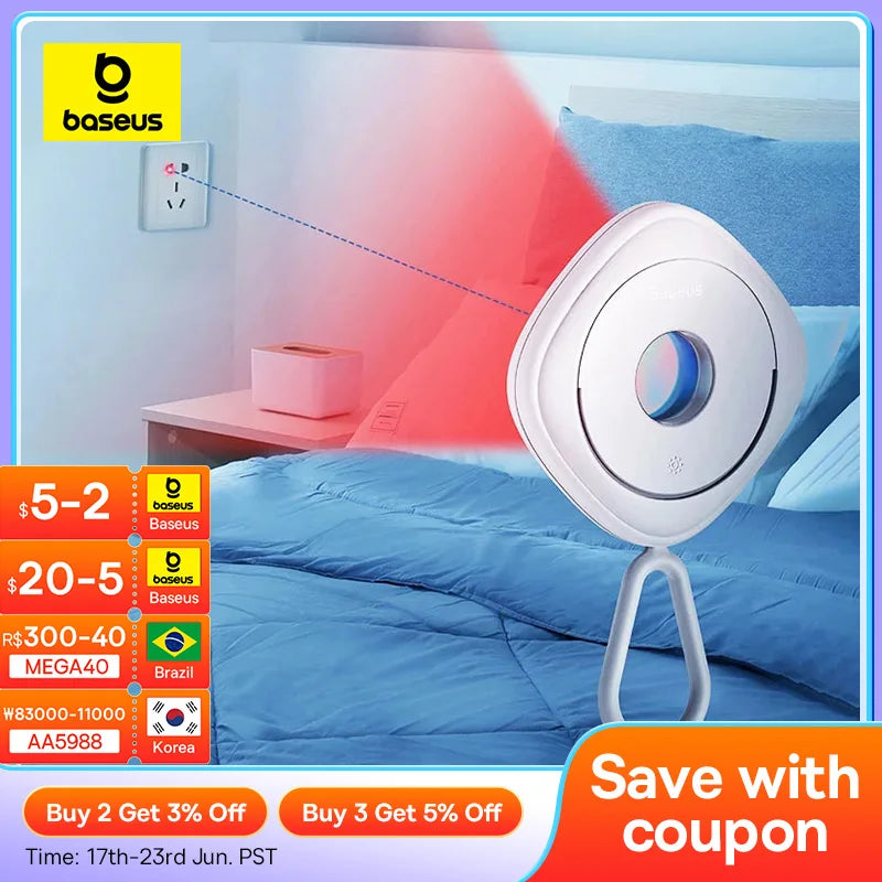 Baseus Camera Detector for Hidden Camera Portable Pinhole Hidden Lens Detect Gadget Anti-Peeping Security Protection