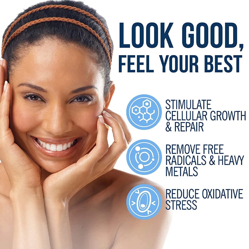 NAC+ Glutathione Supplement - Body Detoxification, Collagen Whitening Capsules