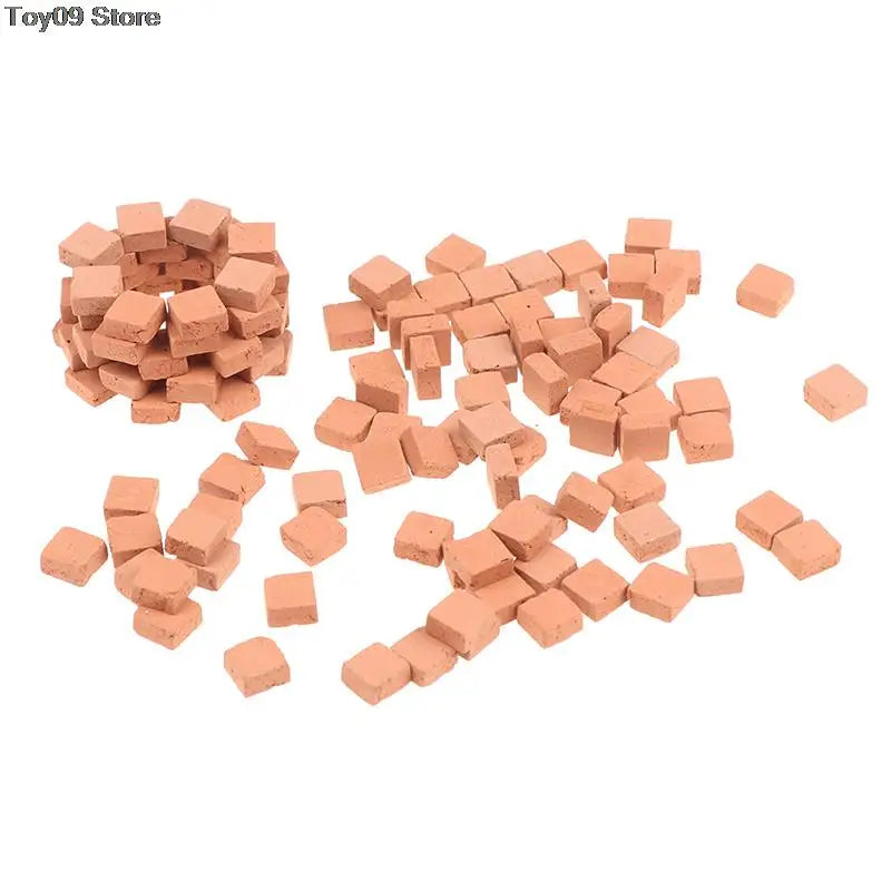 Hot 4-120PCS Sand Table Simulation Brick DIY Building Scenery Portable Miniature Durable Kids Decorative Toy Landscape Modelling