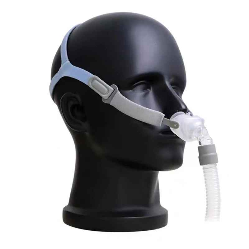 BMC PM2 Nasal Pillows Mask Soft Silicone CPAP Accessories Front Hose Full Size Nose Pads 22mm Tub Diameter