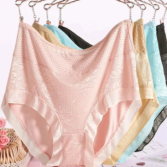 Oversized Plus Fat Modal Cotton Lightweight Breathable Comfortable Fashion Personality High Waist Fat Mom Shorts WOMEN Panties
