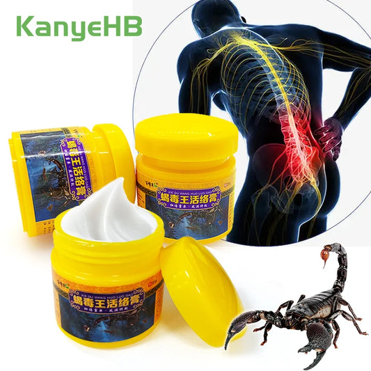 1-2-4pcs Scorpion Venom Joint Cream Lumbar Disc Pain Back Pain Treatment Ointment Relax Muscles Knee Pain Neuralgia Arthritis